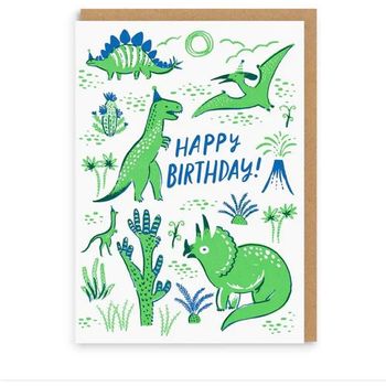 Ohh Deer Happy Birthday Dinosaur