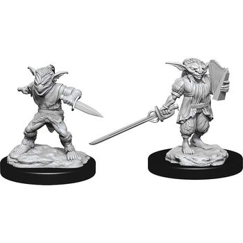 WizKids Goblin Rogue And Goblin Bard Nozurs Marvelous Miniatures D&D Unpainted Miniatures WizKids