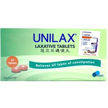 Unilax Laxative 30 Tablets