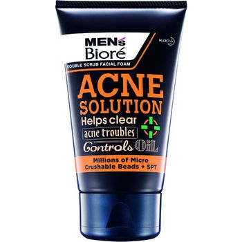 Biore Men's Acne Bacterior Facial Foam 100ml