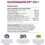 NaturVet Glucosamine DS Level 1 Maintenance Joint Care for Dogs (60 Chewable Tablets)
