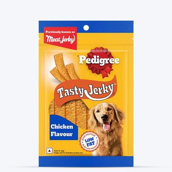 Pedigree Chicken And Liver Flavour Tasty Jerky Dog Treat 70g