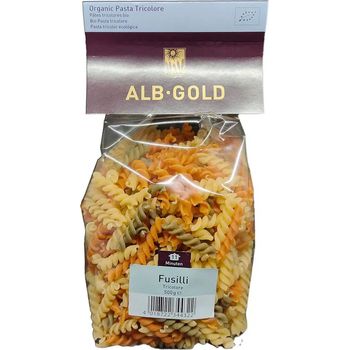 Alb Gold Organic Tricolor Spiral Fusilli Pasta 500g