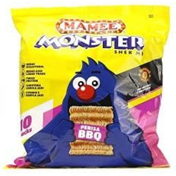 MAMEE Monster Snack BBQ Family Pack 8'Sx25g