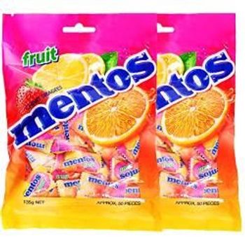 Mentos Chewy Dragees Fruit 135g