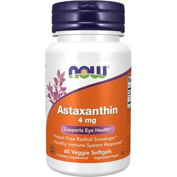 Now Supplements, Astaxanthin Supports Eye Health 60 Veg Softgels
