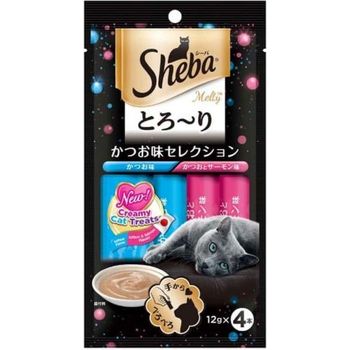 Sheba Cat Treat Melty Katsuo & Salmon Flavour 12g