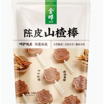 金晔陈皮山楂棒108G | Jinye Tangerine Peel Hawthorn Stick 108g