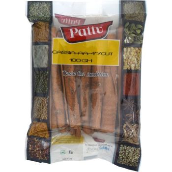Pattu Cinnamon Bark Cassia AA 4 Cut 100g