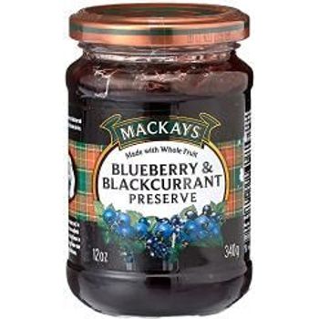 Mackays Blueberry And Blackcurrant Preserve 12oz