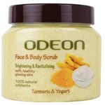 Odeon Face And Body Scrub Turmeric And Yogurt 300ml