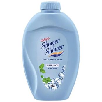 Shower to Shower Super Cool Prickly Heat Powder Mint 150g