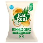 Eat Real Hummus Chips Sour Cream and Chive Flavour 25g