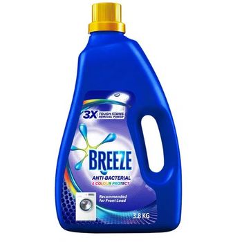Breeze Anti-Bacterial And Colour Protect Liquid Detergent 3.8kg