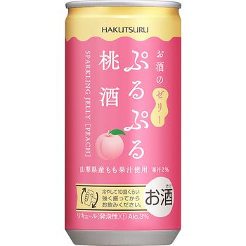 Hakutsuru Purupuru Peach Sake Jelly 190ml