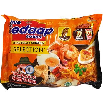 Sedaap Instant Noodle Singapore Spicy Laksa 83g