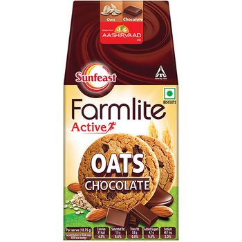 Sunfeast Farmlite Biscuit Cookies Oats And Chocolate 150g