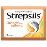 Strepsils Orange Dengan Vitamin C 6's