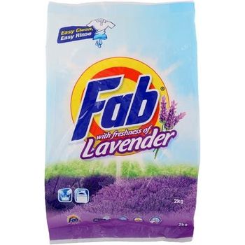Fab Laundry Powder Detergent Lavender 2.1kg