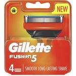 Gillette Fusion Razor Blades 4 Cartridges Refills