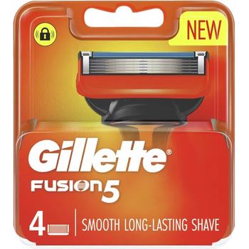 Gillette Fusion Razor Blades 4 Cartridges Refills