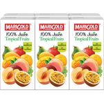 Marigold 100 Percent Packet Juice Tropical Fruits 6 x 200ml