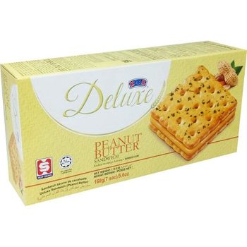 Hup Seng Deluxe Sandwich Peanut Butter 160g