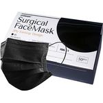 Wistech Surgical Mask 50pcs Black