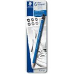 Staedtler Mars Lumograph Drawing Pencil 100 G6 Metal Case Tin of 6