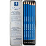 Staedtler Mars Lumograph Drawing Pencil 100 G6 Metal Case Tin of 6