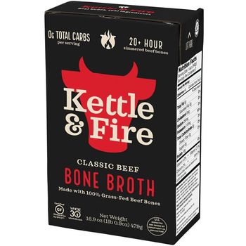 Kettle & Fire - Bone Broth, Classic Beef Soup (16.9oz)