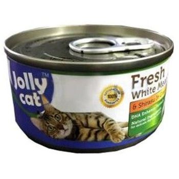 Jolly Cat Canned Food Premium White Meat Tuna And Shirasu 80g