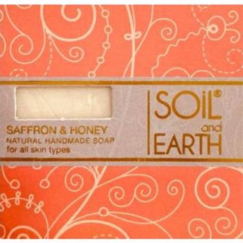 Soil and Earth Saffron & Honey Soap 125g
