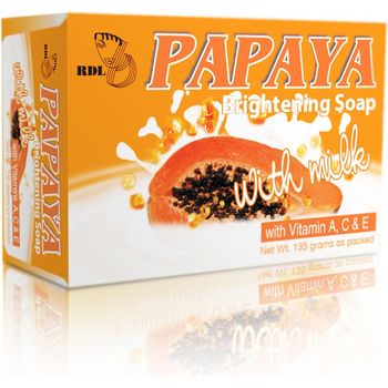 RDL Papaya Whitening Soap with Milk 135g