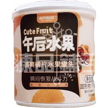 San Zhi Song Shu Refreshing Orange Sliced ​​Fruit Canned