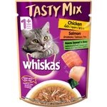 Whiskas Pouch Cat Food Chicken Salmon Wakame Seaweed Ingravy