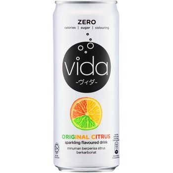 Vida Zero Sparkling Original Citrus 325ml