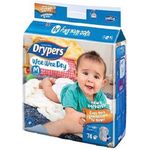 Drypers Wee Wee Dry M74s 74pcs