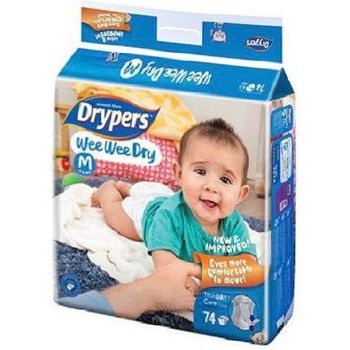 Drypers Wee Wee Dry M74s 74pcs