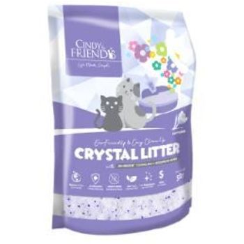 Cindy & Friends Green Lavender Scent Crystal Litter