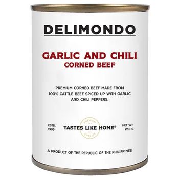 Corned Delimondo Garlic And Chili Corned Beef 260g