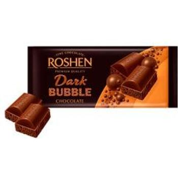 Roshen Dark Bubble Chocolate 80g pack of 10