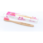Nordics Kids Bamboo Toothbrush With Pink Bristles