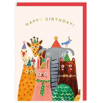 Ohh Deer Happy Birthday Animals Greeting Card