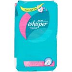 Whisper Sanitary Napkin Regular Flow Wing 20s