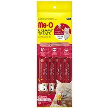 Me-O Creamy Treats Tuna and Tomato Flavor Cat Treats 60g