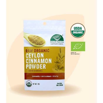 Nature's Nutrition Organic Ceylon Cinnamon Powder 70g