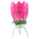 Se7en Lotus Candle for Cake Decoration Birthday Parties Weddings Anniversaries 80g