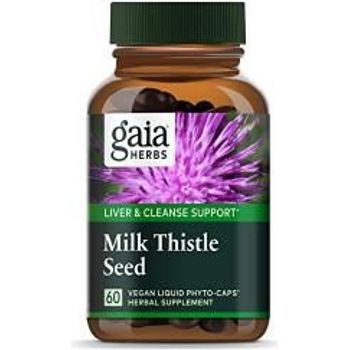 Gaia Herbs Organic Milk Thistle 60 Vegan Capsules