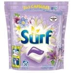 Surf Lavender And Jasmine Washing Capsules 20 x 24g